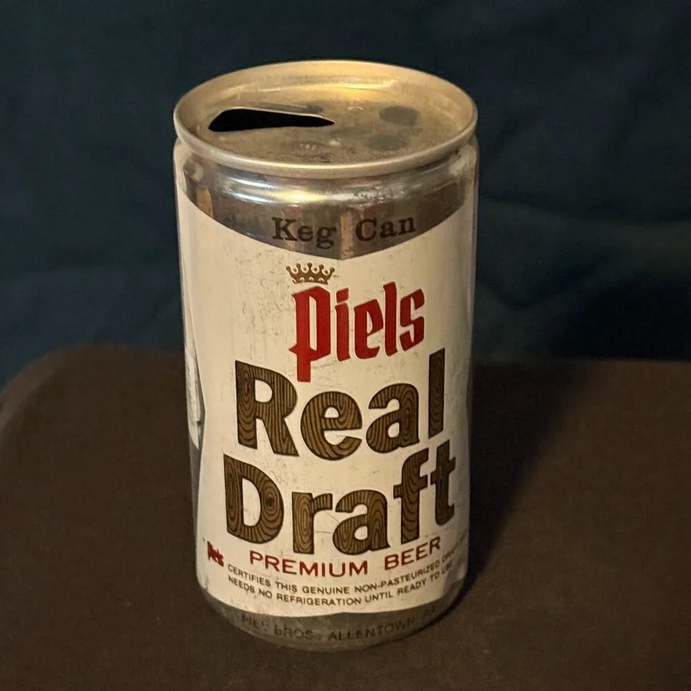 Piels Real Draft  Vintage Keg Can